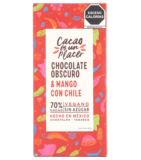 CHOCOLATE OBSCURO CON CHILE 80GR