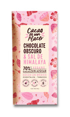CHOCOLATE OBSCURO & SAL DE HIMALAYA 70%  CACAO 80gr